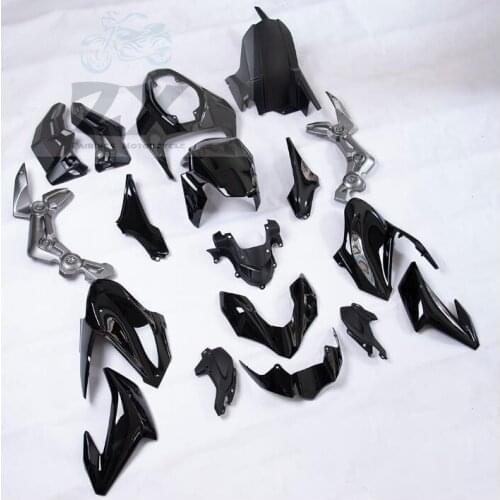 Motorcycle fairings For 2017 2018 Kawasaki Z900 Z 900 Injection Good Unpaint Cover black glossy