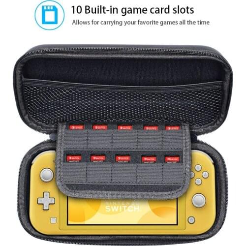 Carrying Case for Nintendo Switch Lite,Travel Accessory Bundle Portable Carrying Case,Portable Carrier Travel Bag Case