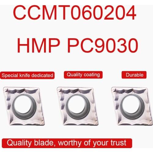 10PCS High Quality CCMT060204 HMP PC9030 Carbide Inserts CCMT 060204 Internal Turning Blades CNC Lathe Cutter Tool