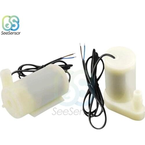Micro Submersible DC Motor Pump Water pump Low Noise Brushless Motor Pump 2.5-6V 80-120L/H