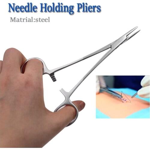 16/18cm stainless steel Hemostatic Forceps Pet Hair Clamp Fishing Locking Pliers farm animals Vet Tools