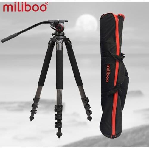 Miliboo Professional Tripod Carbon 25kg Bearing Load Support For Long Lenses Bird Photographer Max Height 79.9 Inch