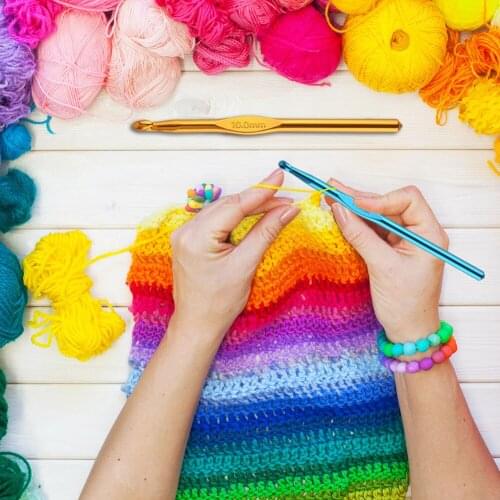 Sewing Tools Accessories Sewing Kits Practical Crochet Hook Yarn Knitting Needle Kit Knit Sewing Arts Accessories