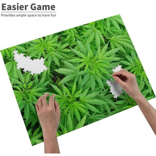 Weed Pot Plants Jigsaw Puzzle Educational Puzzle Games Toys Legalize Weed Thc 420 Bud Blunt Chronic Bud Buddha Cali Cheeba