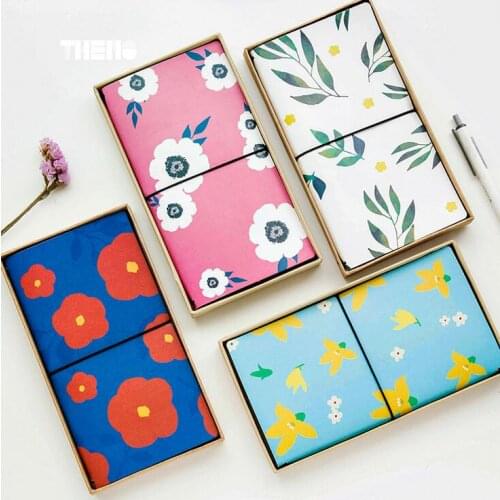 The Gift From Natural PU Leather Cover Planner Notebook Diary Book Exercise Notepad Gift Stationery