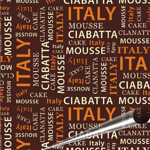 1PC Letter Printed Chocolate Transfer Sheet DIY Chocolate Cookie Cake Packaging Paper Decoration Materials