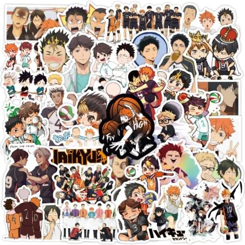10/50/100pcs Haikyuu!! Graffiti Sticker Volleyball Japanese Anime DIY Suitcase Laptop Luggage Motorcycle Skateboard Car Decal