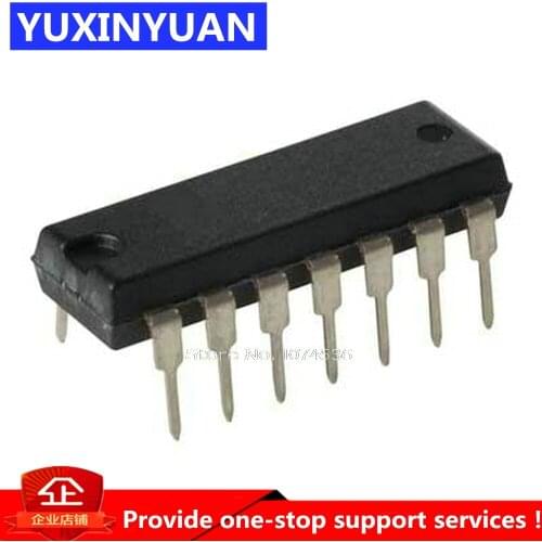 10pcs/lot CD4081BE DIP14 CD4081 DIP 4081 4081BE DIP-14 new and original IC