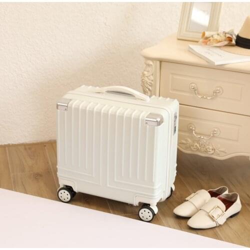 18 inch Portable carry on luggage Fashion small Suitcase for women Waterproof travel luggage bags Designer suitcase Luggage bag