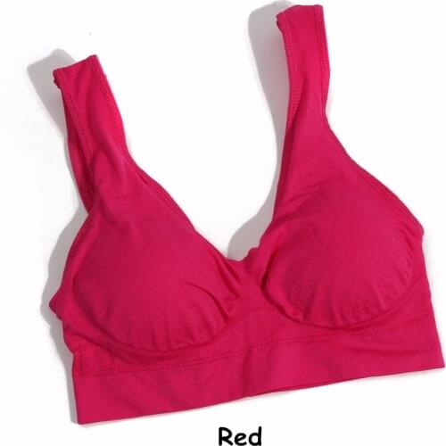 2019 Womens Strapless Bra Removable Pad Padded Seamless Push-up Fitness Bra Vest Wrapped Underwear
