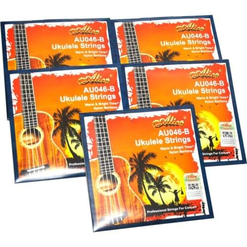 5 Sets Alice AU046-B Ukulele Concert Strings Nylon Baritone Warm & Bright Tone