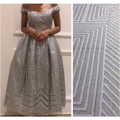 5YARDS b034 cream gold color dobby hand print glued glitter net mesh lace for sawing/lady dress