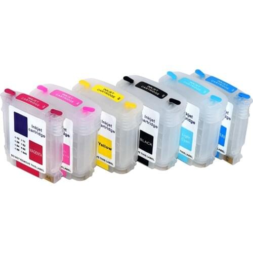 69ml/28ml Refill Ink Cartridge for HP84 85 With ARC Chip for HP Designjet 30 90 130 Printer