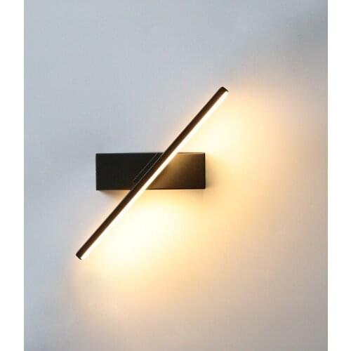 Personality Bedroom Wall Lamp LED Bedside Light Nordic Modern Minimalist Creative Staircase Aisle Living Room Rotating Wall Lamp