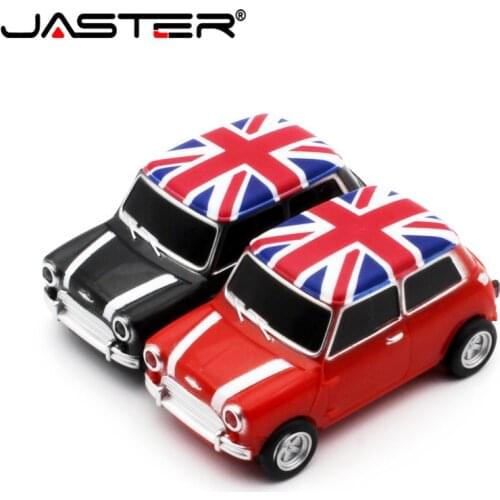 JASTER Red Car Model pendrive 4GB 8GB 16GB 32GB 64GB USB 2.0 USB Flash drive memory stick pen drive Gift U dick free shipping