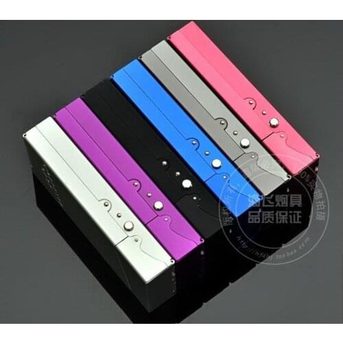 Metal Cigarette Box for 20PCS Slim Cigarettes Storages Colorful Cigarettes Case travel outdoor metal Case