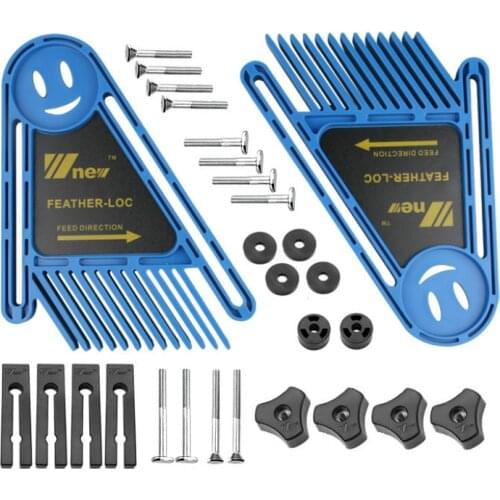 Multi-purpose Feather Loc Board Set Double Featherboards Miter Gauge Slot Woodworking Saw Table DIY Safety Tools