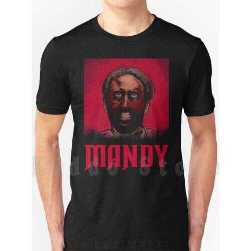 Mandy T Shirt Print For Men Cotton New Cool Tee Mandy Nicolas Cage Metal Black Metal Horror Mandy Movie