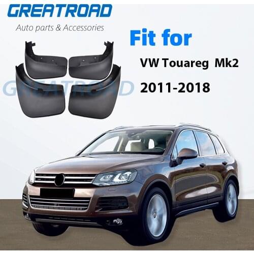 Set Mud Flaps For VW Touareg 2 Mk2 2011-2018 Mudflaps Splash Guards Front Rear Mud Flap Mudguards 2012 2013 2014 2015 2016 7P5