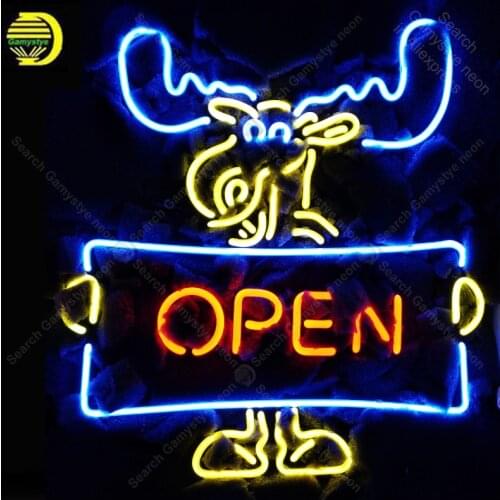 Neon Sign for open Business Neon Bulb sign handcraft love gift glass tube light Decor wall lamps advertise display in stock