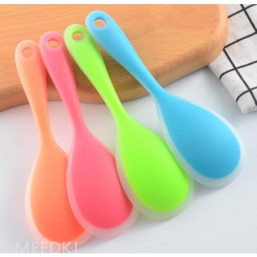 New silicone rice spoon kitchen non-stick rice shovel high temperature non-stick pot does not hurt the inner kitchen utensils