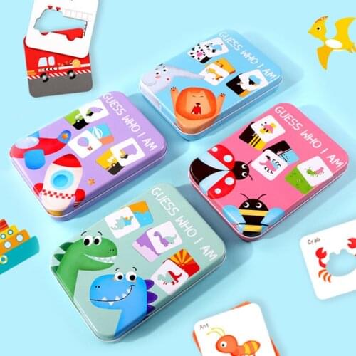 New Baby Wooden Pattern Animal Dinosaur Jigsaw Puzzle Colorful Tangram Toy Kids Montessori Early Education Sorting Games Toys