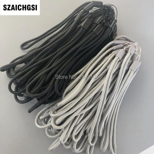 Wholesale 5000pcs/lot wrist hand cell phone mobile chain strap keychain Charm Cords Hang Rope Lariat Lanyard