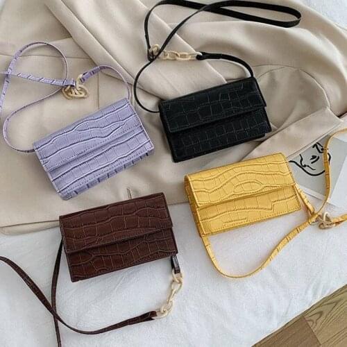 Shoulder Bags Handbag Designer Bag Purse Crossbody Bags for Women PU Leather Fashion 2021 New Chains Crocodile Pattern All-match