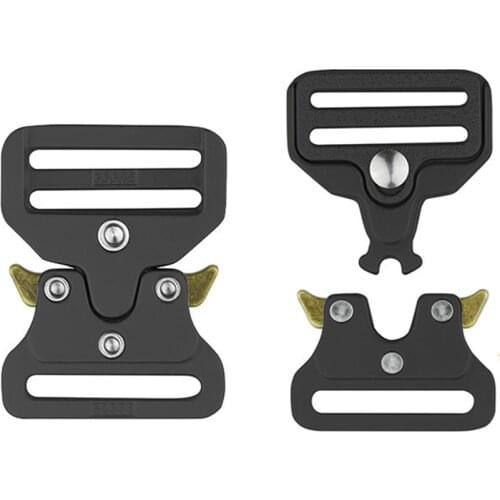 26mm Tactical Belt Buckle Quick Side Release Zinc Alloy Strap Buckles for Mens Outdoor Webbing DIY Bags Luggage Accessory