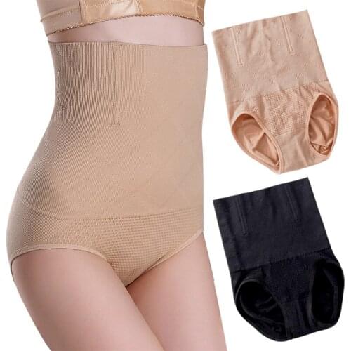 Women High Waist Shaping Panties Breathable Body Shaper Slimming Tummy Underwear Butt Lifter Seamless Panties Shaperwear S-2XL