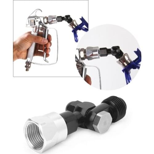 7/8''F-7/8''M Universal Swivel Joint Adapter For Airless Paint Spray Sprayer Gun
