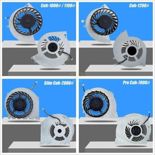 Internal Cooling Fan Replacement Part for PS4 CUH-1000X/1100X CUH-12XX CUH-1200 KSB0912HE For PS4 Slim 2000# and Pro 7000# Serie