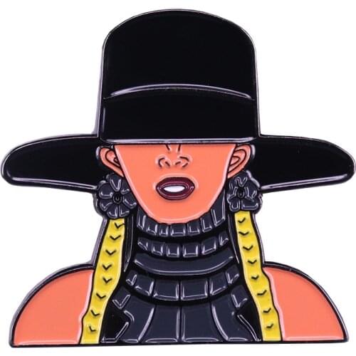 Beyonce enamel pin pop hip hop R&B music brooch cool classic art gift