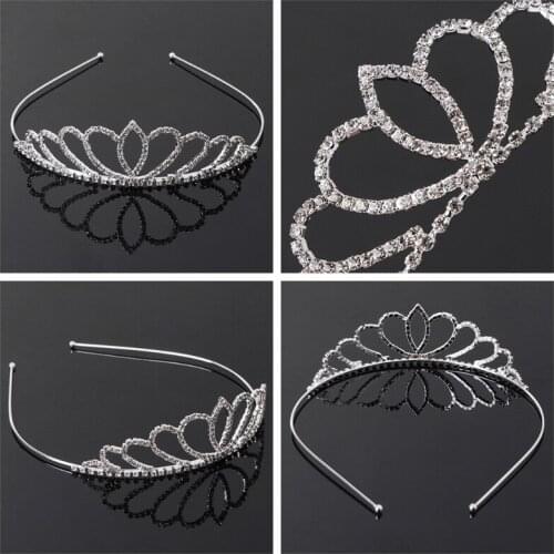 10 Type for 6-15Y Girls Headband Crown Hair Tiara Children Kids Rhinestone Party Princess Headband
