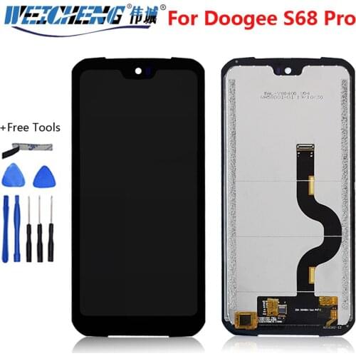 5.9''For Doogee S68 Pro LCD Display and Touch Screen Digitizer Assembly Repair Parts With Tools +Adhesive For Doogee S68 Pro