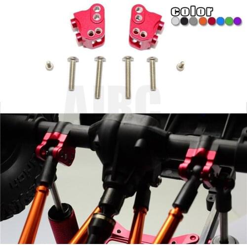 Aluminum alloy hole position adjustable tie rod holder AX31384 for 1/10 crawler climbing car AXIAL SCX10 II 90046/90047