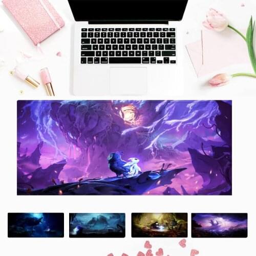 Art Ori and the Will of the Wisps Gaming Mouse Pad Gaming MousePad Large Mouse Mat Desktop Mat Computer Mouse pad For Overwatch