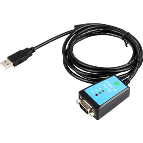 Converter Magnetic Ring Led Light USB to RS232 COM Port Cable USB to 9 Pin DB9 Cable USB Adapter for PC Notebook