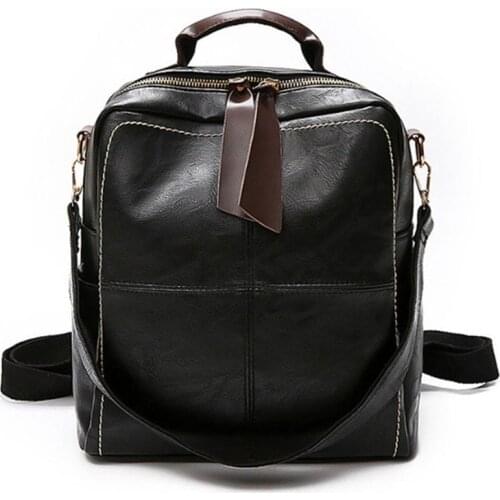 Fashion Pu Leather Women Backpack Anti-thief Female Shoulder Bag Large Capacity Waterproof Backpacks Travel School Mochilas Bags