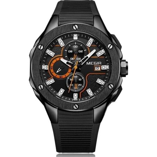 2021 Top Brand Mens Quartz Watches Waterproof Sport Military Wristwatches Silicone Belt Watch for Men Clock Relogio Masculino