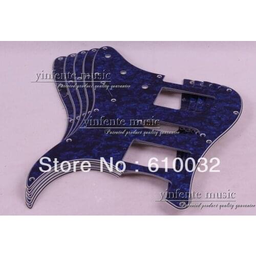 Blue Pickguard HSH For F ender Strat Guitar Y-67