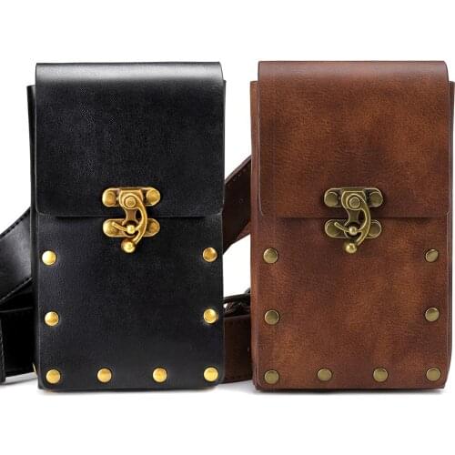 Vintage Steampunk Bag Steam Punk Retro Rock Gothic Retro Bag Goth Shoulder Waist Bags Packs Victorian Style Women Men Leg Bag I5