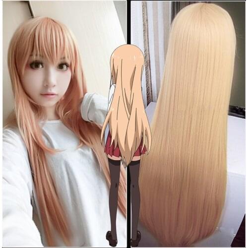 High quality HIMOUTO! UMARU-CHAN Cosplay Wig UMARU DOMA Costume Play Wigs For Women Halloween costume hair free shipping
