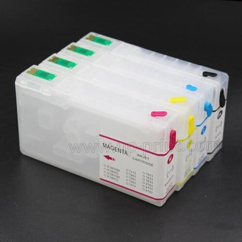 T7861 refillable ink cartridge for epson WF-4630 WF-4640 WF-5110 WF-5190 WF-5620 WF-5690 printer with one time chip