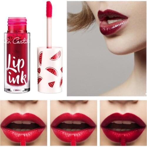 1PC Tint Matte Velvet Lip Gloss Long Lasting Waterproof Stain Liquid Lipstick Not Greasy Non-stick Cup Cosmetic Lip Makeup TSKM1