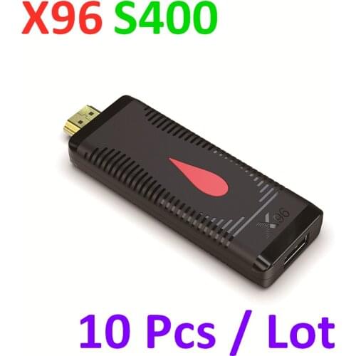 10 Pcs Lot TV Stick X96 S400 Android 10.0 TV Box X96S400 Media Player 4K Dongle Set Top Box