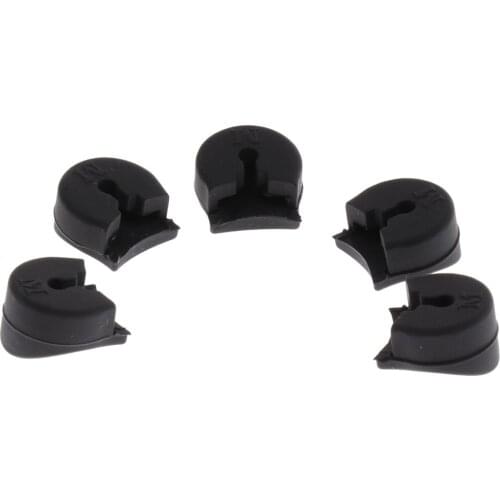 5 Pieces / Pack Rubber Clarinet Thumb Rest Woodwind Instrument Accessories