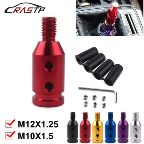 Aluminum Shift Knob Adapter fit for Non Threaded Shifters For BMW M12x1.25mm M10X1.5mm Shifter Parts Accessories RS-SFN057