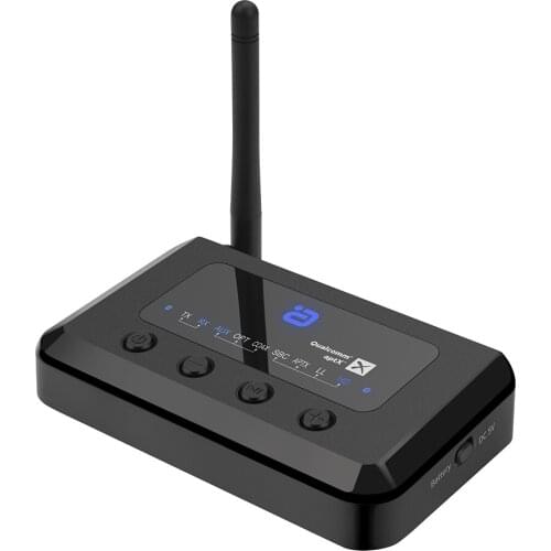 Bluetooth-compatible 5.0 Adapter TV Coaxial Wireless Transmission Aux Audio Box Optical Fiber Audio Reception AptXHD Power Ampli