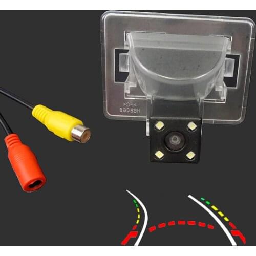 CCD Dynamic Trajectory Tracks Car Rear View Reverse Camera For Mazda 5 2006 2007 2008 2009 2010 M5 Install in Original Hole